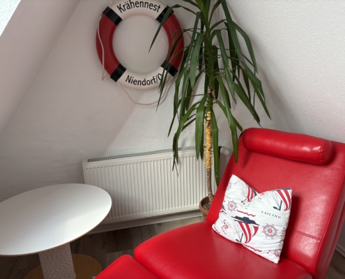 Relax-Ecke im Dachgeschoss